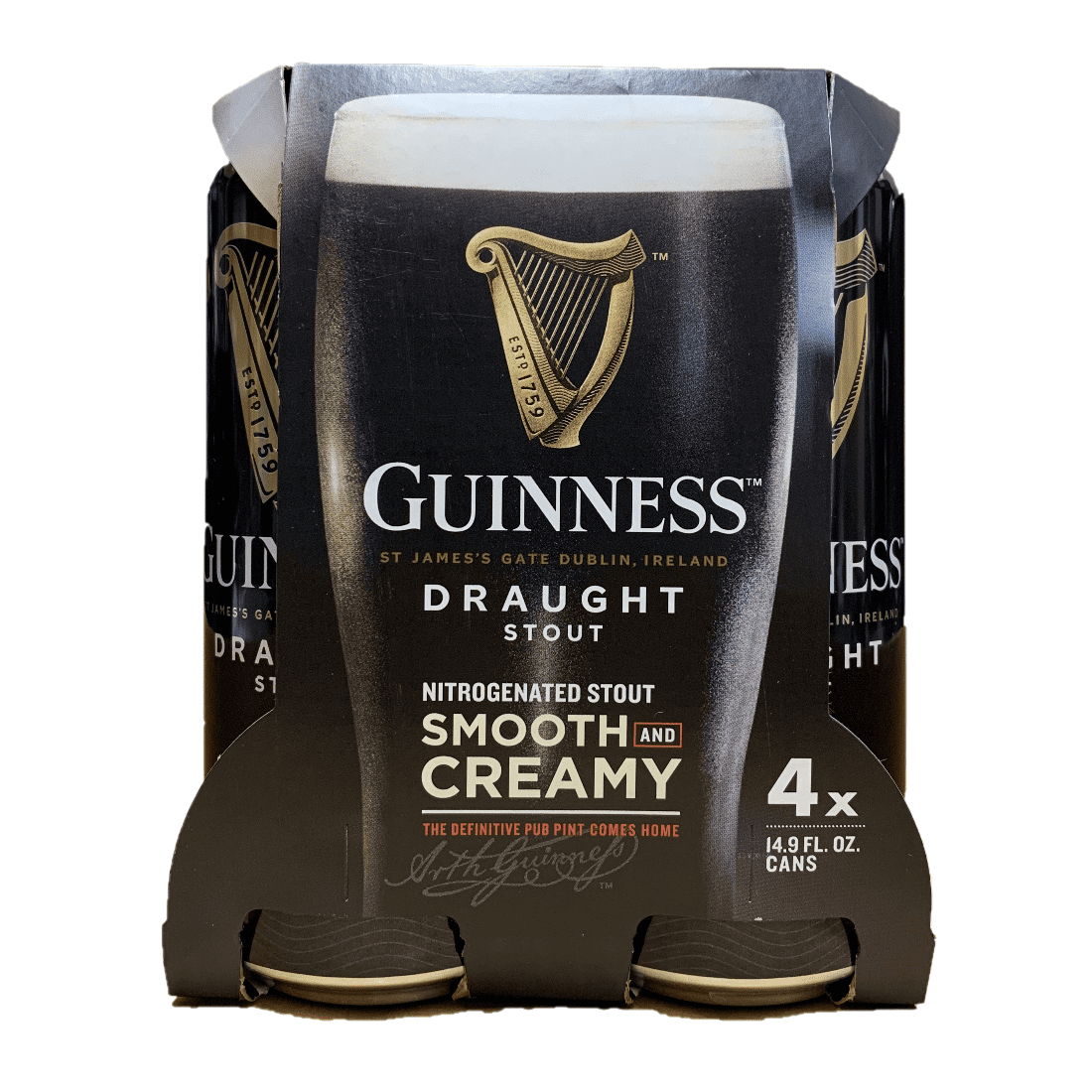 Guinness Draught 4pk Cans Sullivan Sq Liquors 